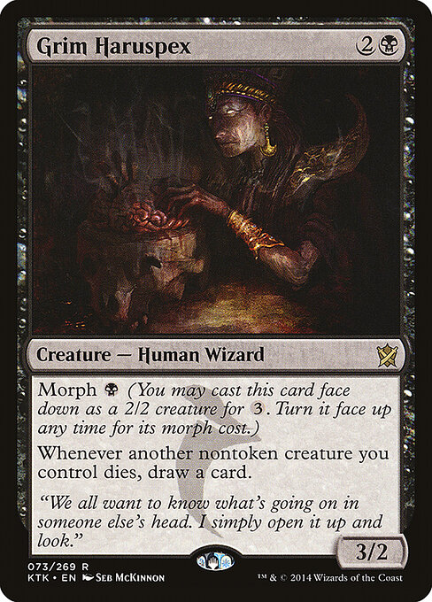 Khans of Tarkir - 73 - Grim Haruspex - Rare