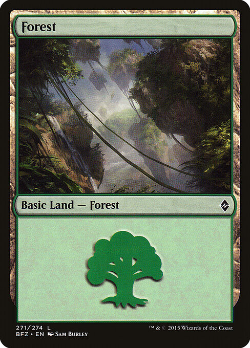 Battle for Zendikar - 271a - Forest - Common