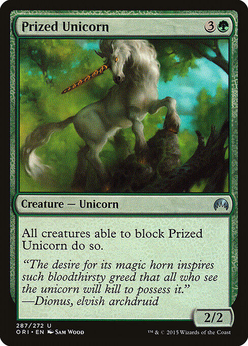 Magic Origins - 287 - Prized Unicorn - Uncommon