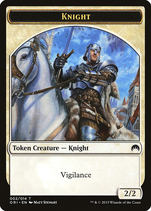 Magic Origins Tokens - 2 - Knight - Common