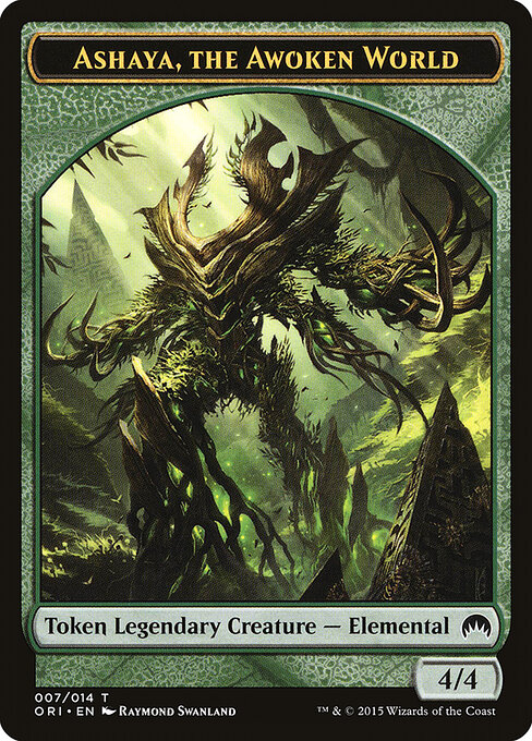 Magic Origins Tokens - 7 - Ashaya, the Awoken World - Common