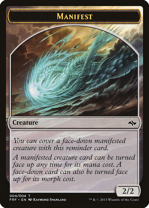 Fate Reforged Tokens - 4 - Manifest - Common