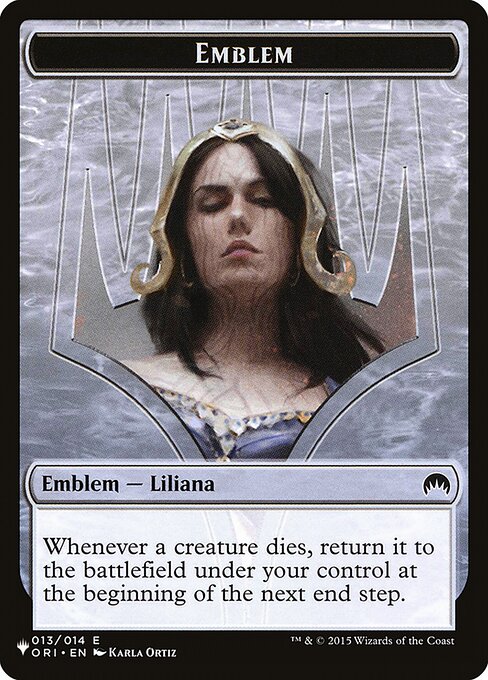 The List - TORI-13 - Liliana, Defiant Necromancer Emblem - Common