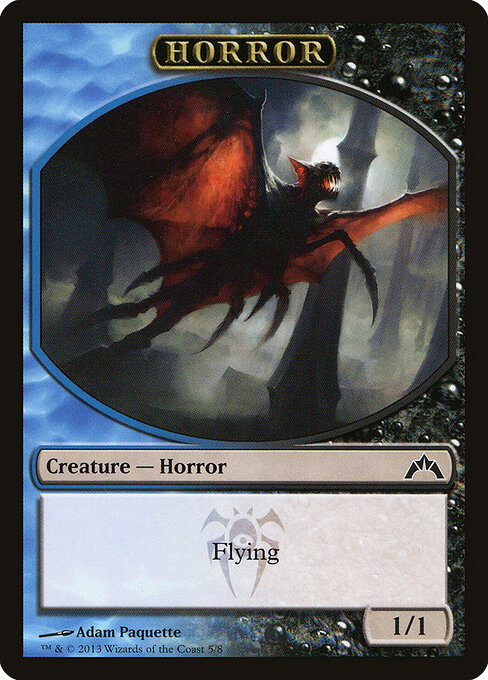 Gatecrash Tokens - 5 - Horror - Common