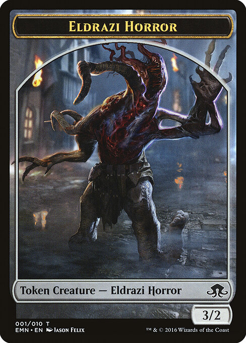 Eldritch Moon Tokens - 1 - Eldrazi Horror - Common