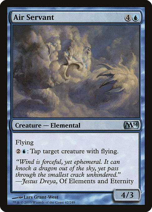 Magic 2014 - 42 - Air Servant - Uncommon