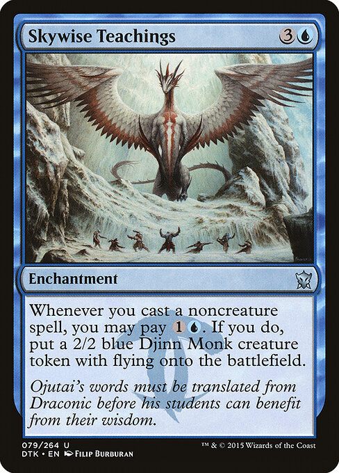 Dragons of Tarkir - 79 - Skywise Teachings - Uncommon