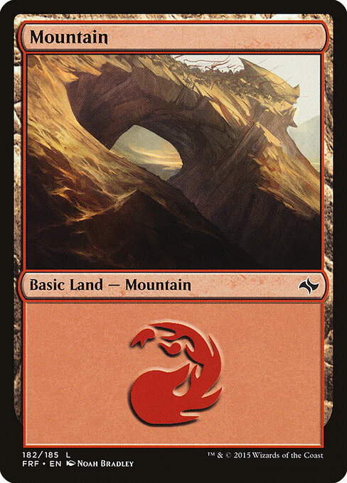 Fate Reforged - 182 - Mountain - Common