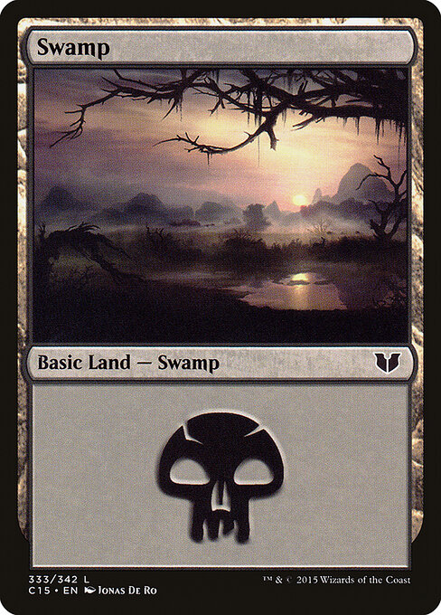 Commander 2015 - 333 - Swamp - Common