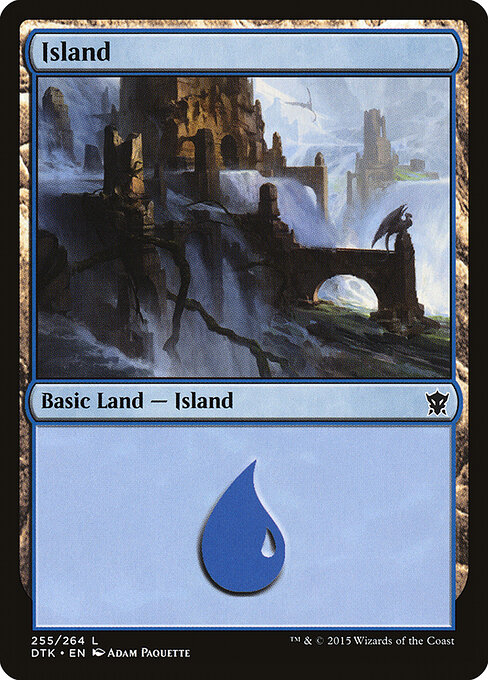 Dragons of Tarkir - 255 - Island - Common