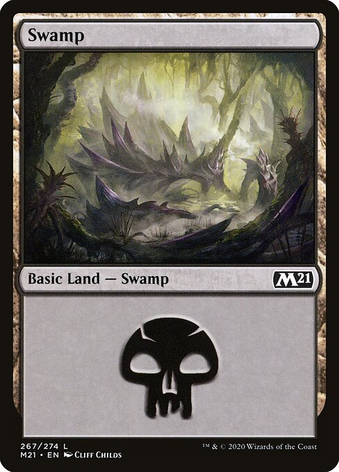 Core Set 2021 - 267 - Swamp - Common