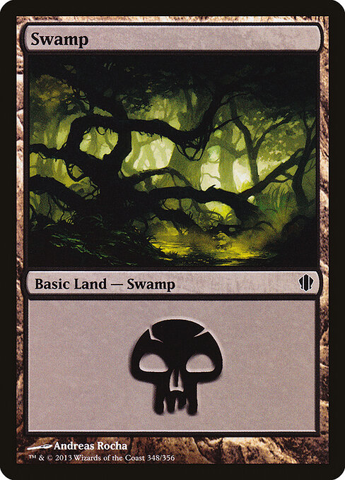 Commander 2013 - 348 - Swamp - Common
