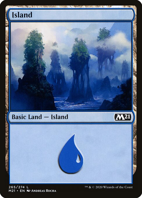 Core Set 2021 - 265 - Island - Common