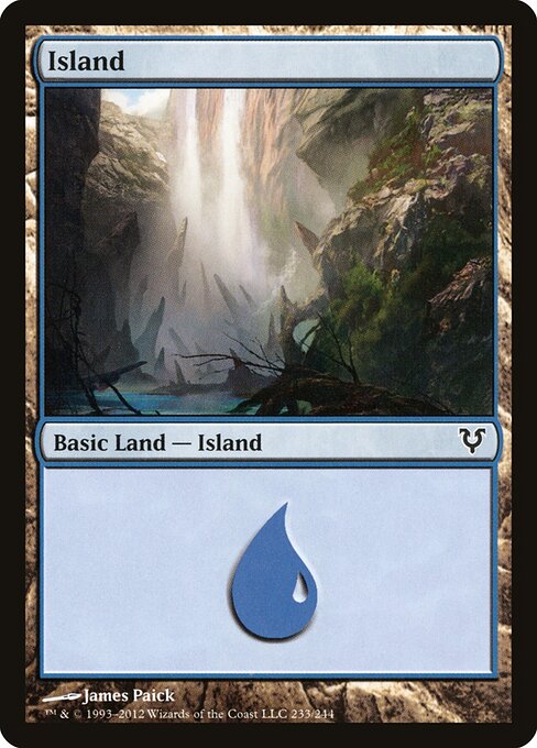 Avacyn Restored - 233 - Island - Common
