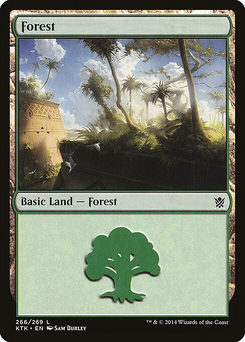 Khans of Tarkir - 266 - Forest - Common