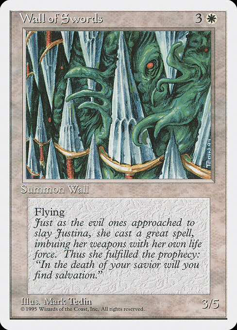 Fourth Edition - 55 - Wall of Swords - Uncommon
