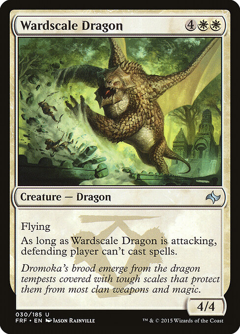 Fate Reforged - 30 - Wardscale Dragon - Uncommon