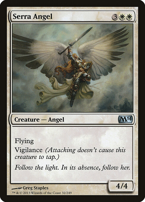 Magic 2014 - 32 - Serra Angel - Uncommon