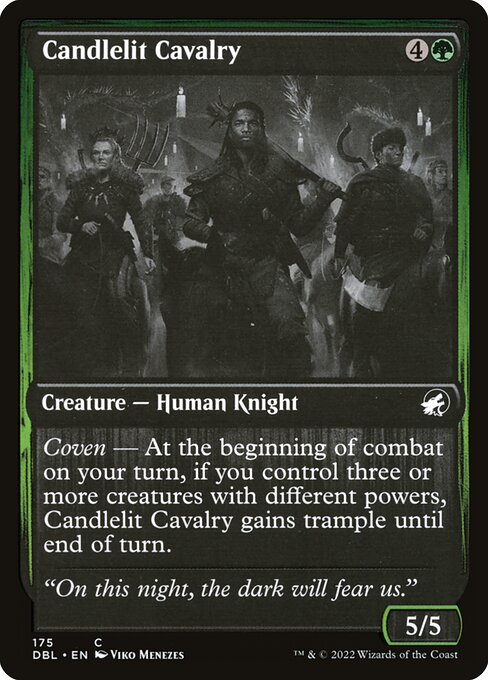 Innistrad: Double Feature - 175 - Candlelit Cavalry - Common