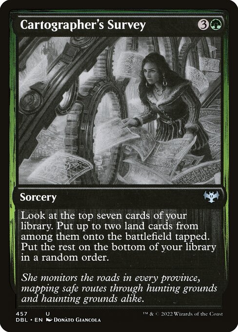 Innistrad: Double Feature - 457 - Cartographer's Survey - Uncommon