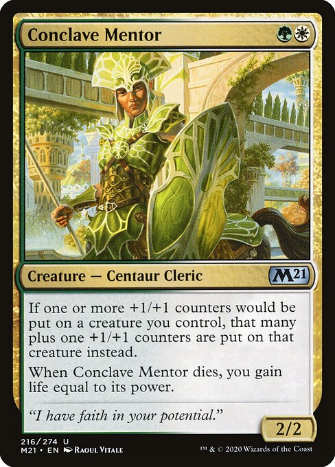 Core Set 2021 - 216 - Conclave Mentor - Uncommon