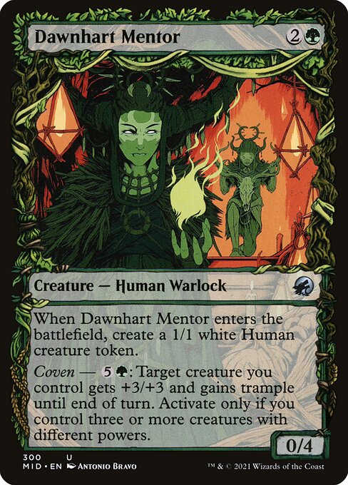 Innistrad: Midnight Hunt - 300 - Dawnhart Mentor - Uncommon