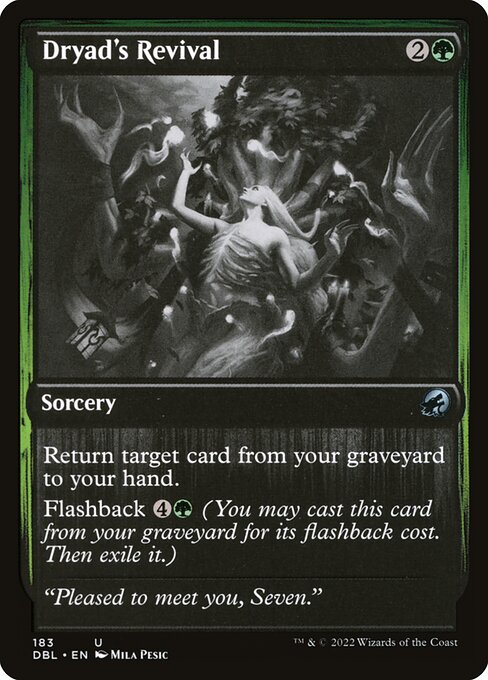 Innistrad: Double Feature - 183 - Dryad's Revival - Uncommon