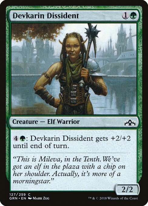 Guilds of Ravnica - 127 - Devkarin Dissident - Common