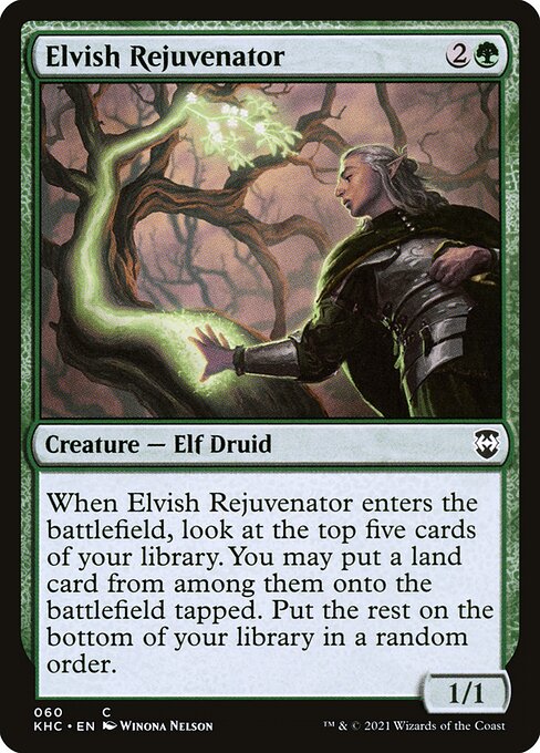 Kaldheim Commander - 60 - Elvish Rejuvenator - Common