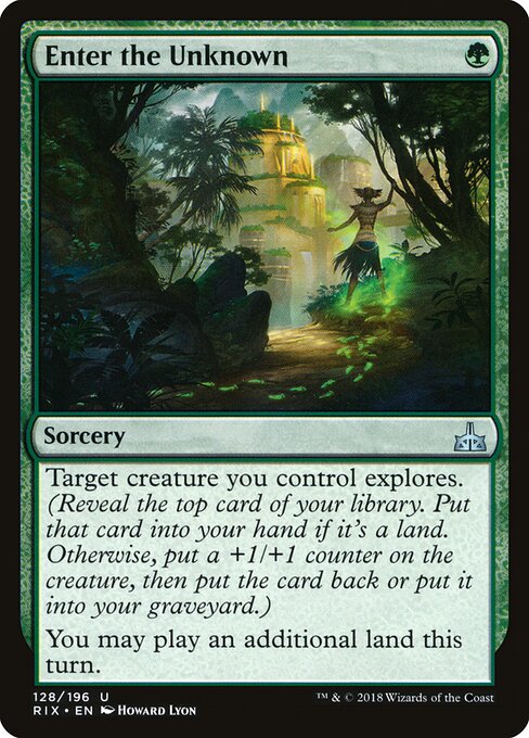 Rivals of Ixalan - 128 - Enter the Unknown - Uncommon