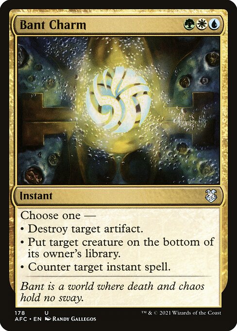 Forgotten Realms Commander - 178 - Bant Charm - Uncommon