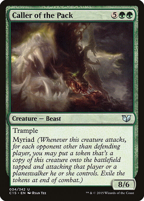 Commander 2015 - 34 - Caller of the Pack - Uncommon