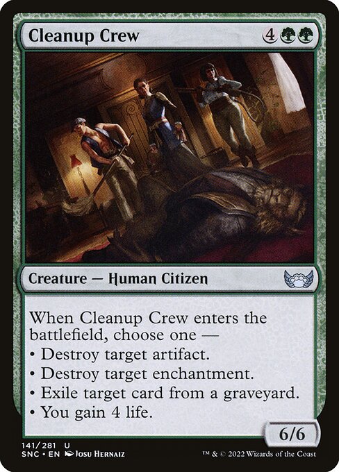 Streets of New Capenna - 141 - Cleanup Crew - Uncommon