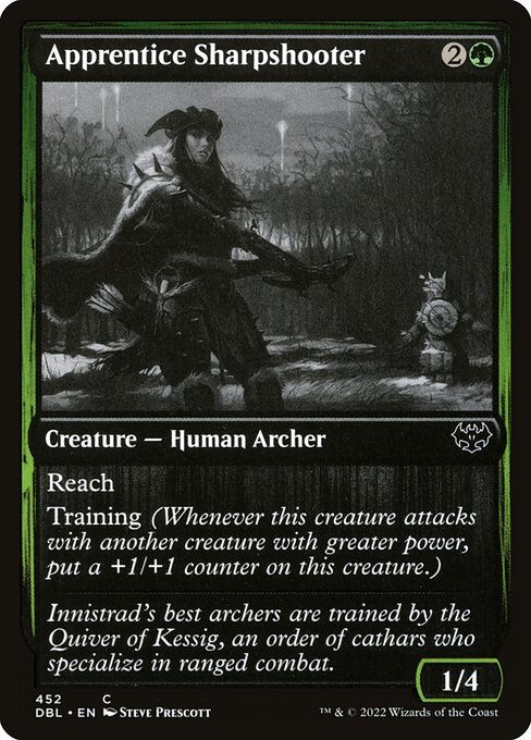 Innistrad: Double Feature - 452 - Apprentice Sharpshooter - Common
