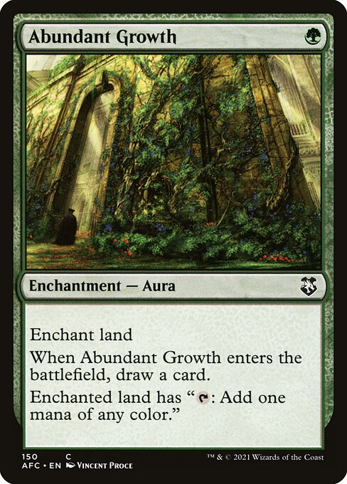 Forgotten Realms Commander - 150 - Abundant Growth - Common