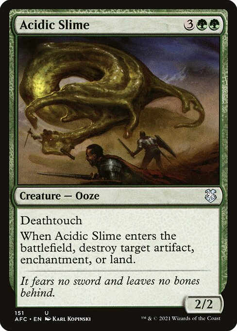 Forgotten Realms Commander - 151 - Acidic Slime - Uncommon