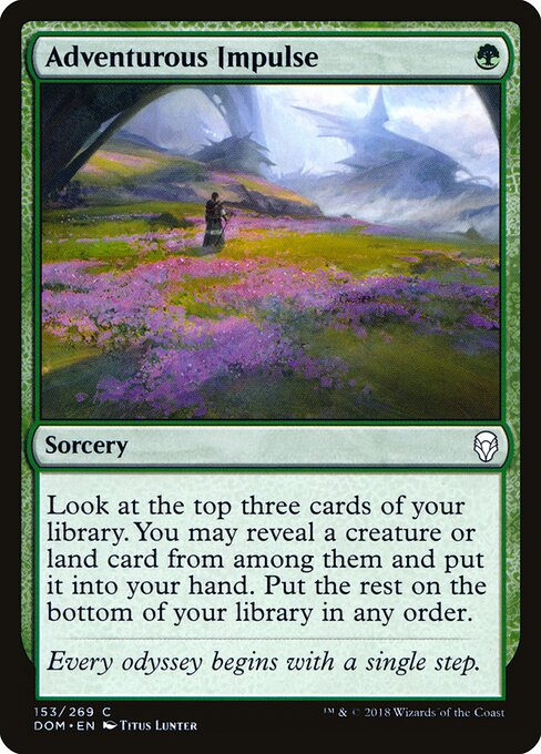 Dominaria - 153 - Adventurous Impulse - Common