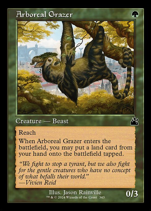 Ravnica Remastered - 343 - Arboreal Grazer - Common