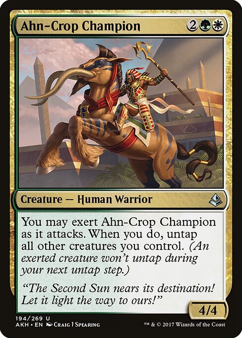 Amonkhet - 194 - Ahn-Crop Champion - Uncommon