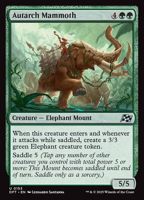 Aetherdrift - 153 - Autarch Mammoth - Uncommon