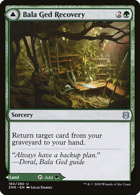 Zendikar Rising - 180 - Bala Ged Recovery // Bala Ged Sanctuary - Uncommon