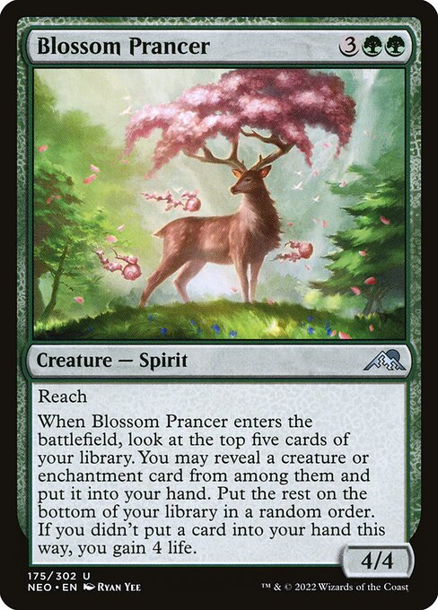 Kamigawa: Neon Dynasty - 175 - Blossom Prancer - Uncommon