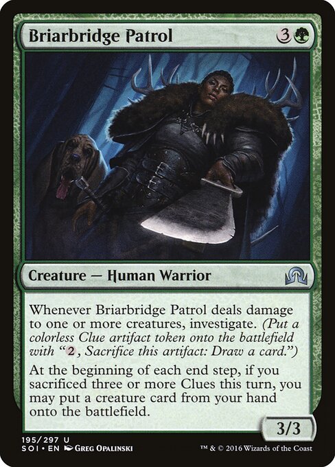 Shadows over Innistrad - 195 - Briarbridge Patrol - Uncommon