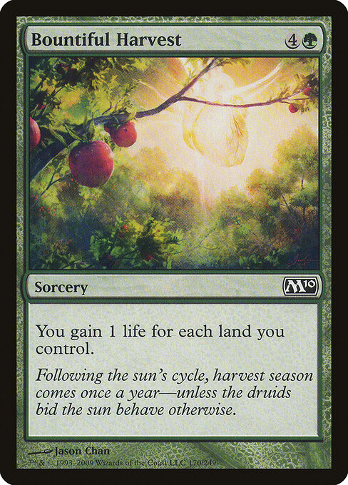 Magic 2010 - 170 - Bountiful Harvest - Common