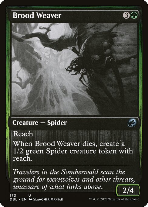 Innistrad: Double Feature - 173 - Brood Weaver - Uncommon