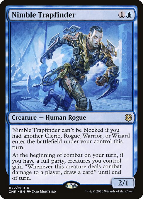 Zendikar Rising - 72 - Nimble Trapfinder - Rare