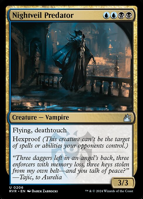 Ravnica Remastered - 206 - Nightveil Predator - Uncommon