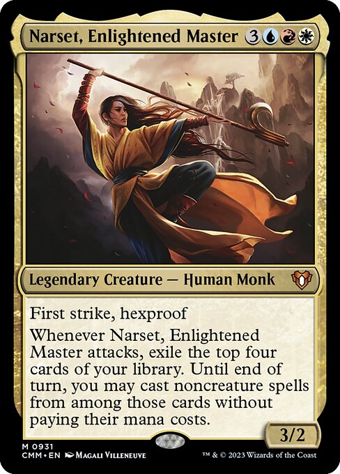 Commander Masters - 931 - Narset, Enlightened Master - Mythic