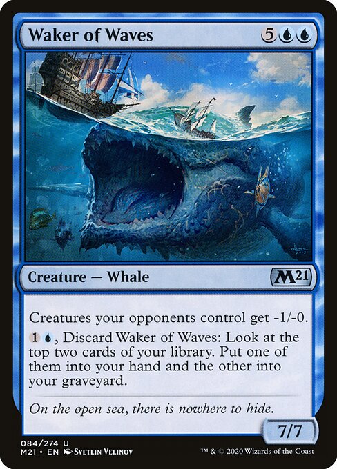 Core Set 2021 - 84 - Waker of Waves - Uncommon