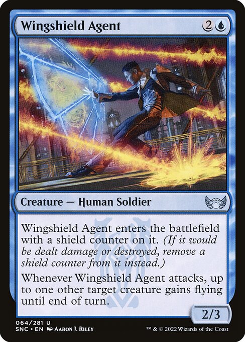 Streets of New Capenna - 64 - Wingshield Agent - Uncommon